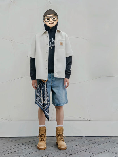 1V 2025SS denim short