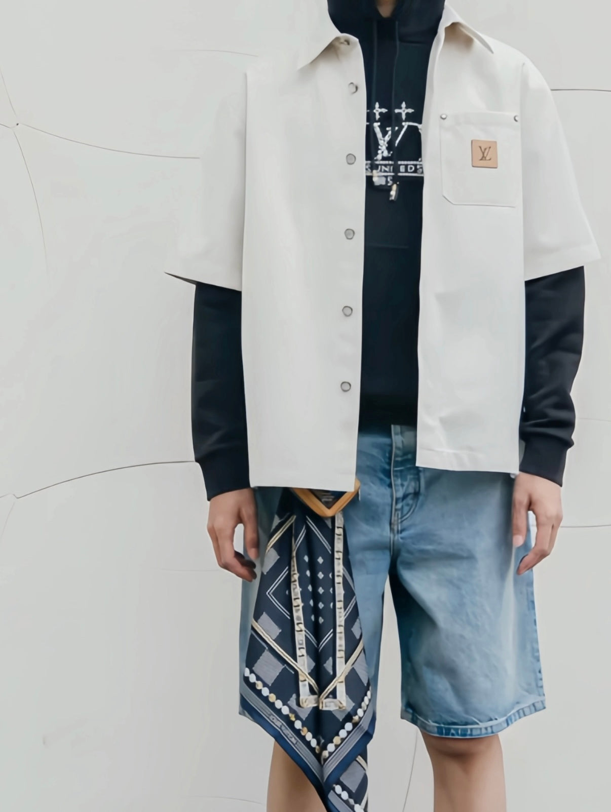 1V 2025SS denim short
