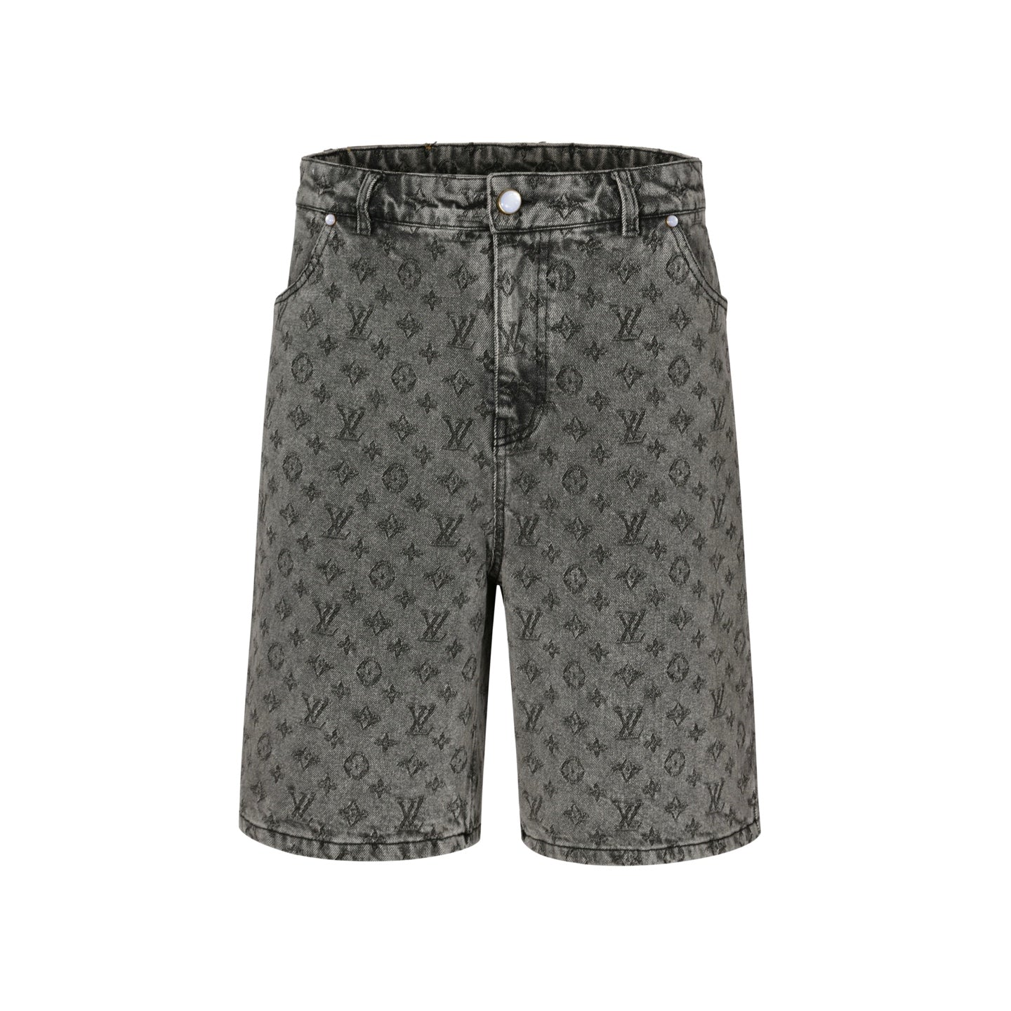 1V 2025SS jacquard denim short