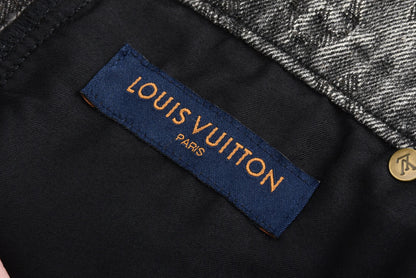 1V 2025SS jacquard denim short