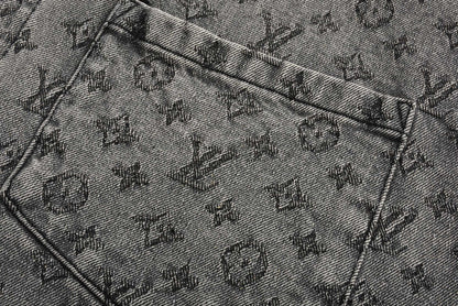 1V 2025ss jacquard denim shirt