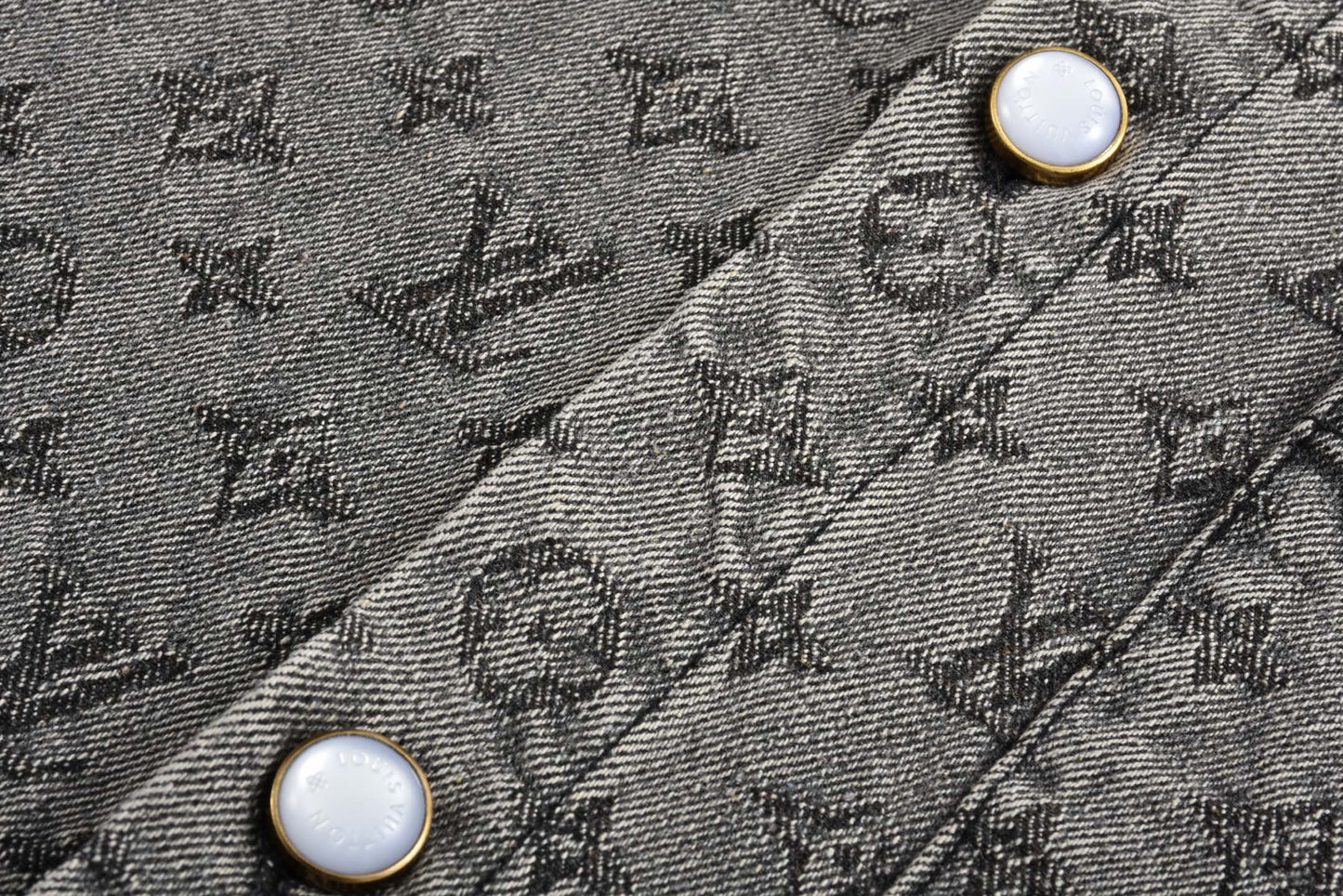 1V 2025ss jacquard denim shirt