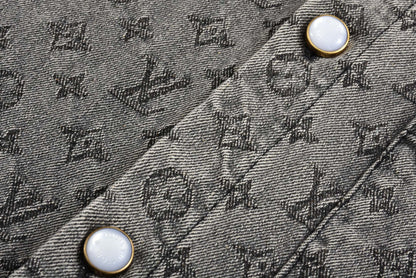 1V 2025ss jacquard denim shirt