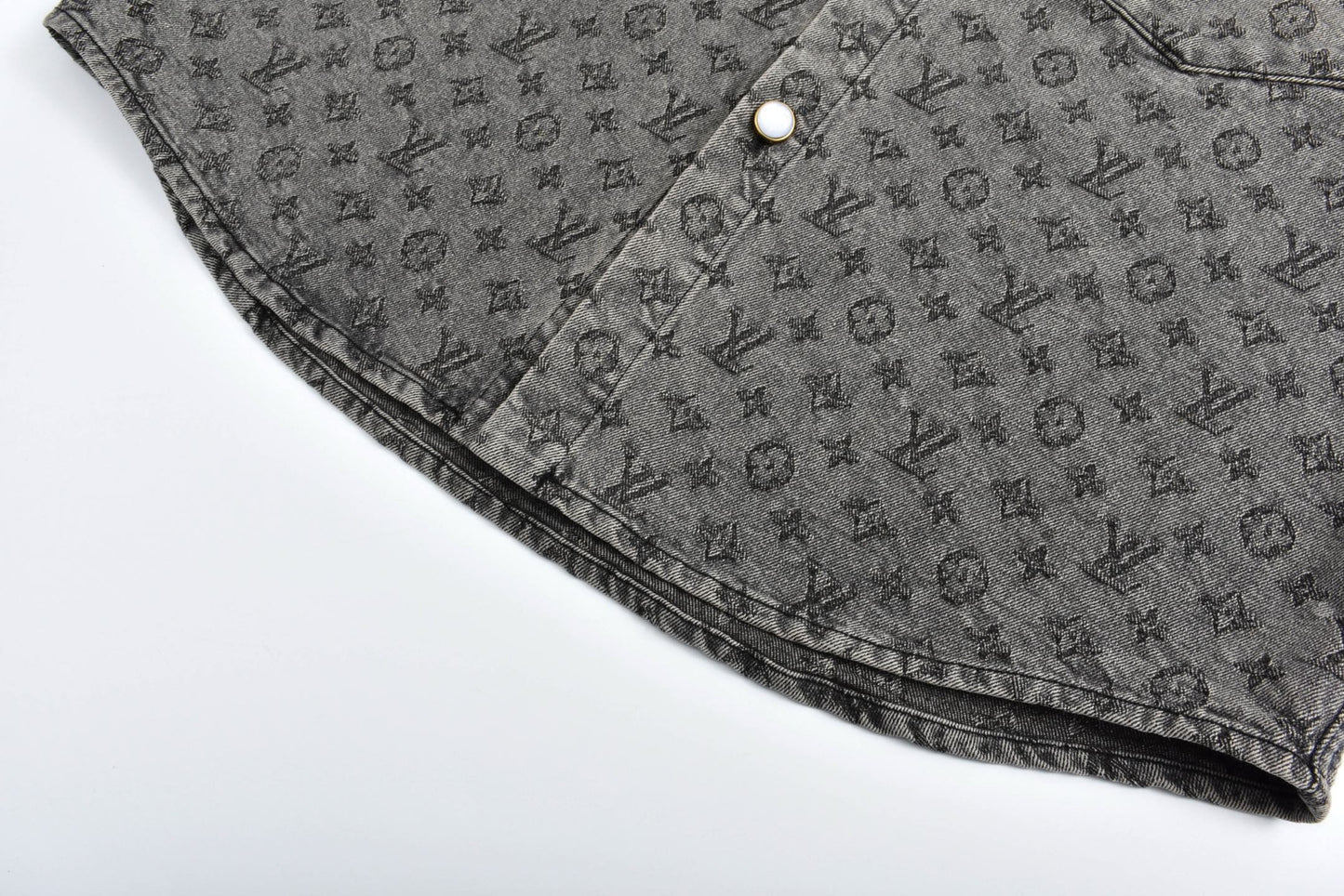1V 2025ss jacquard denim shirt