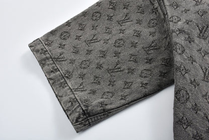 1V 2025ss jacquard denim shirt