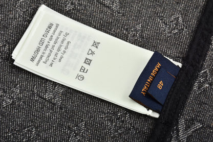 1V 2025ss jacquard denim shirt