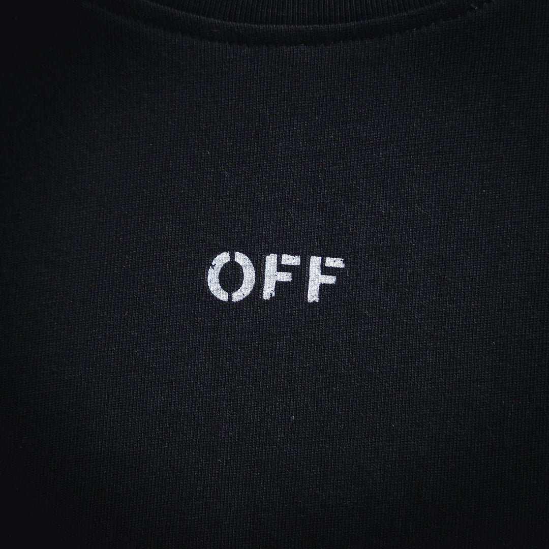 off whi 24ss printed t-shirt