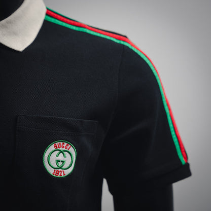 Guc 1921 webbing polo shirt