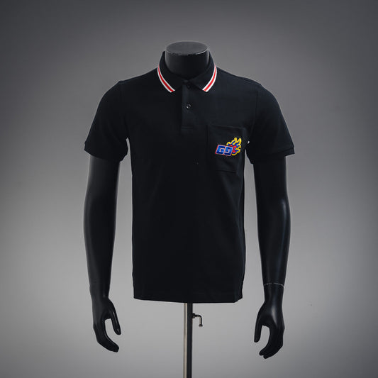 guc embroidered polo shirt