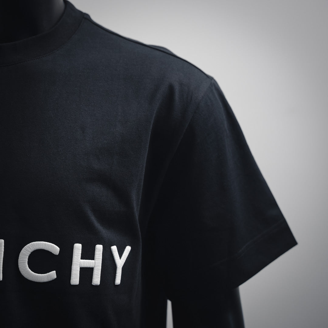 Given embroidered t-shirt