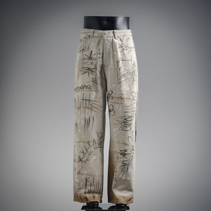 balen 2fw graffiti jeans