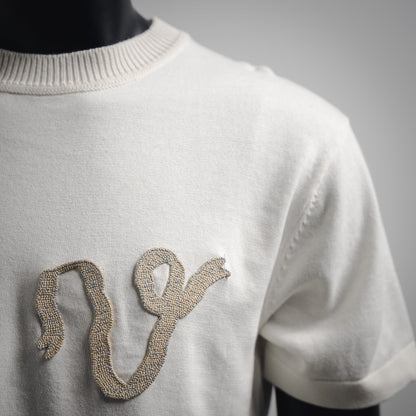 1V 2025ss knitted t-shirt