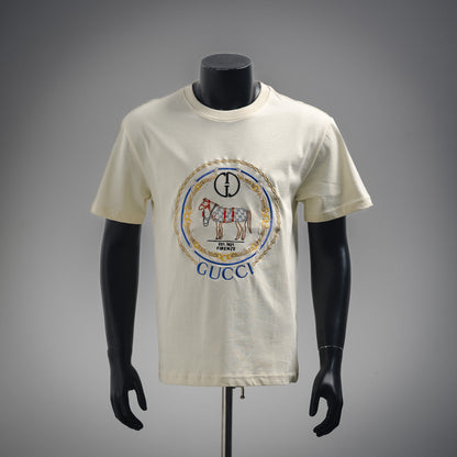 Guc 24ss embroidered t-shirt