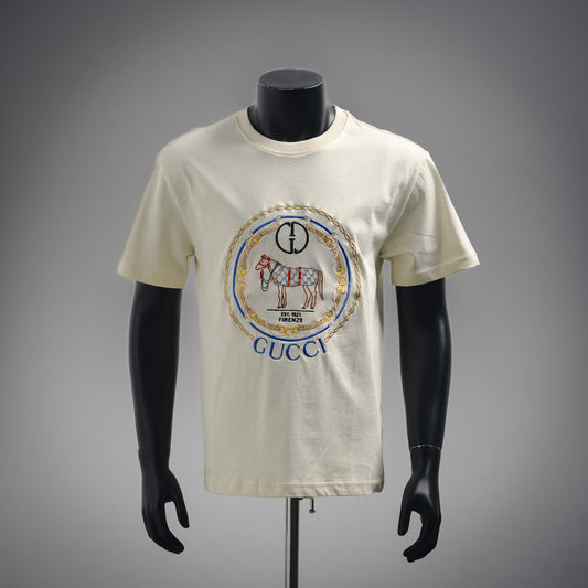 Guc 24ss embroidered t-shirt