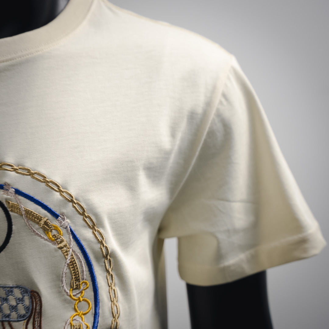 Guc 24ss embroidered t-shirt