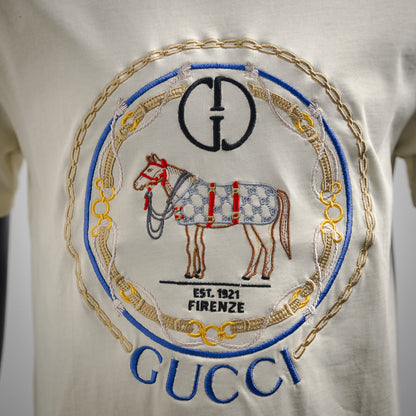 Guc 24ss embroidered t-shirt