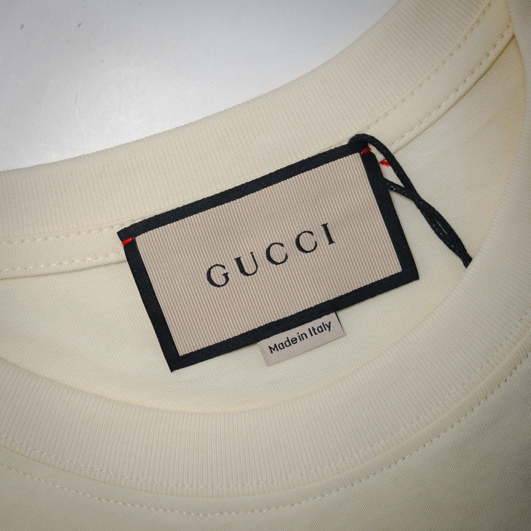 Guc 24ss embroidered t-shirt