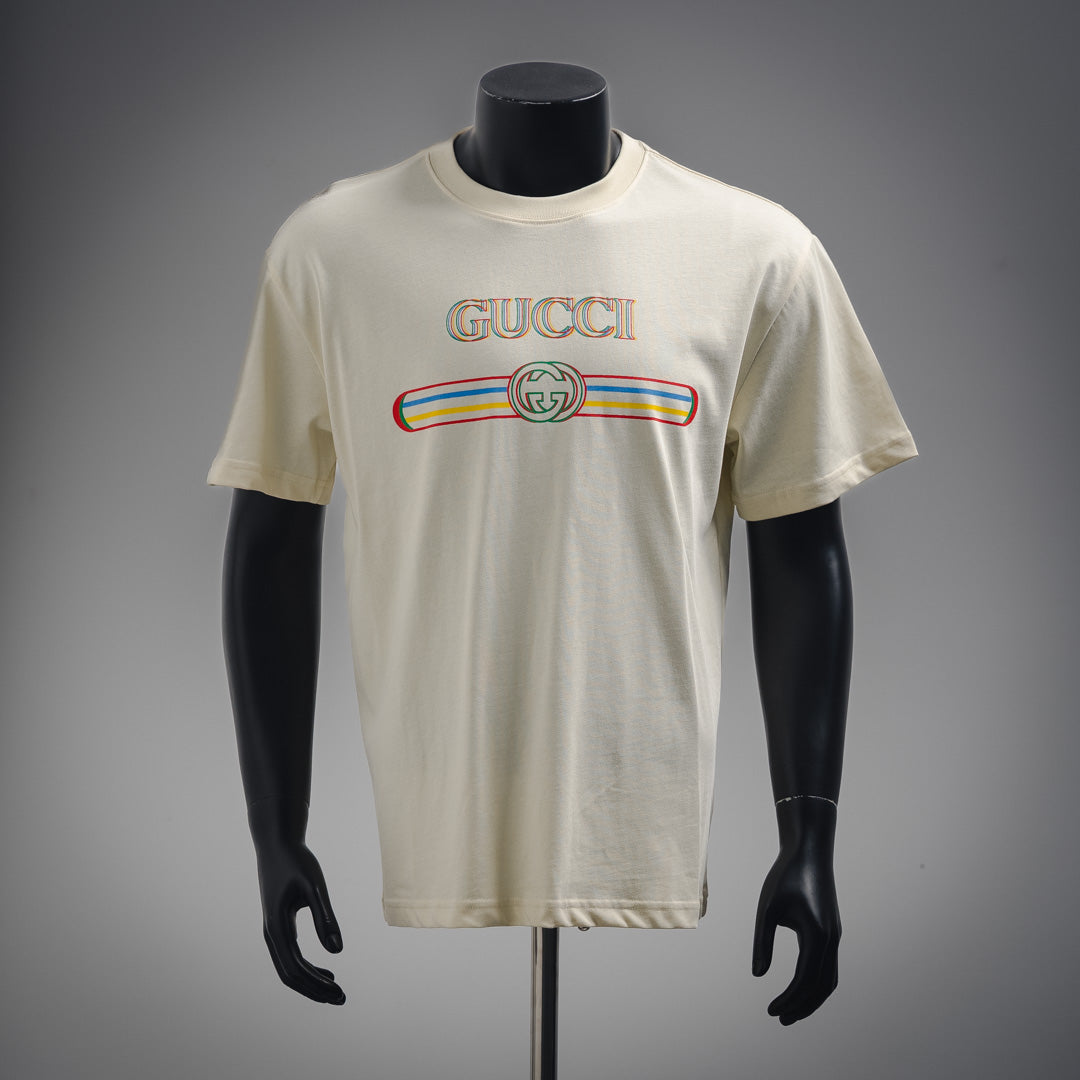 Gucc 25ss printed t-shirt
