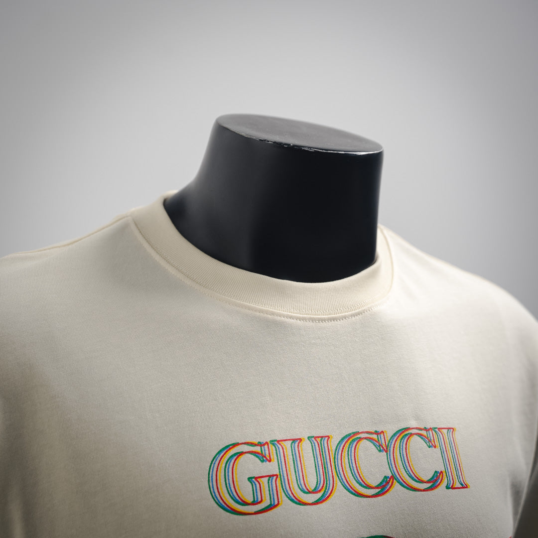Gucc 25ss printed t-shirt