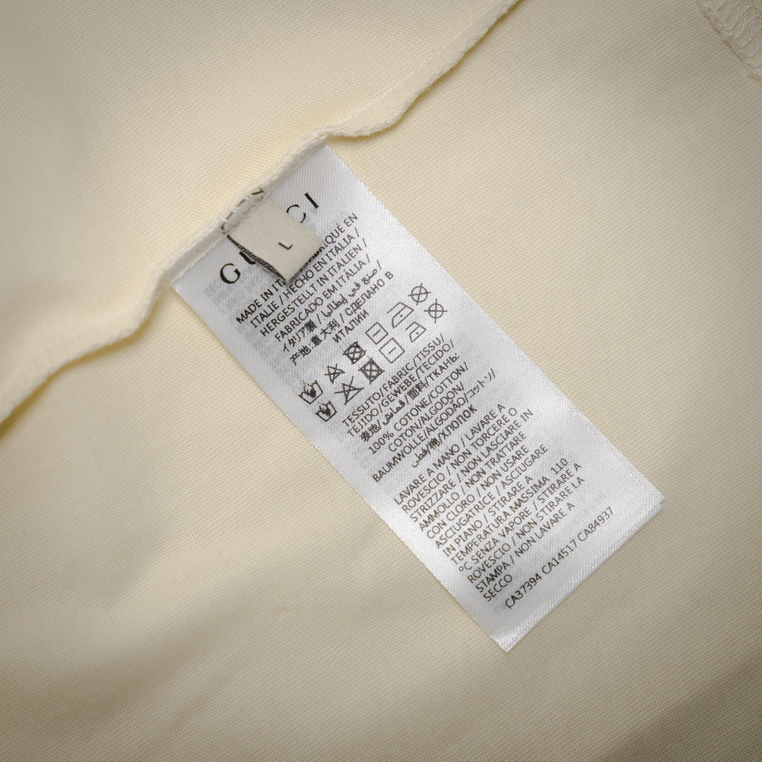 Gucc 25ss printed t-shirt
