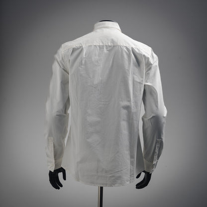 Burber patches buttons shirt