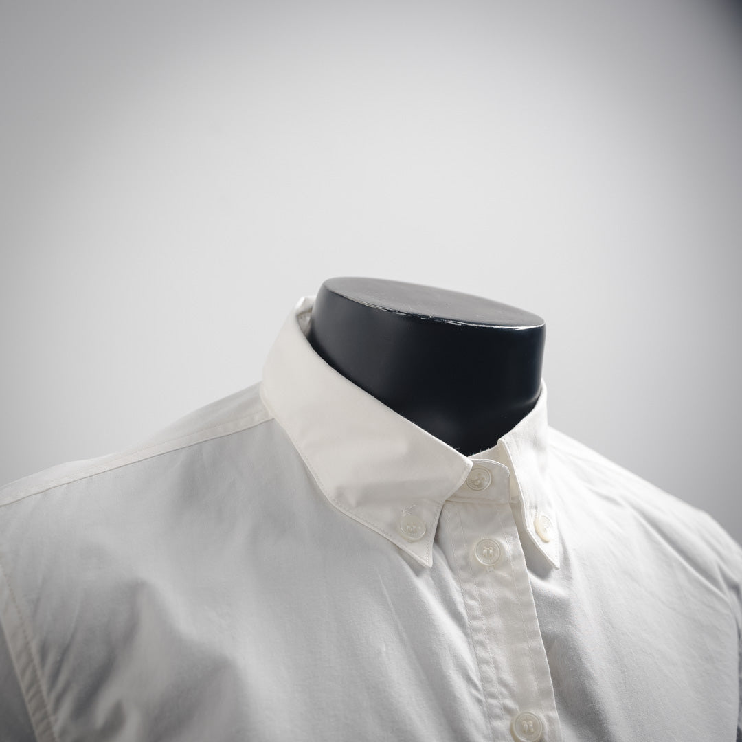 Burber patches buttons shirt