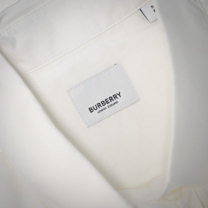 Burber patches buttons shirt