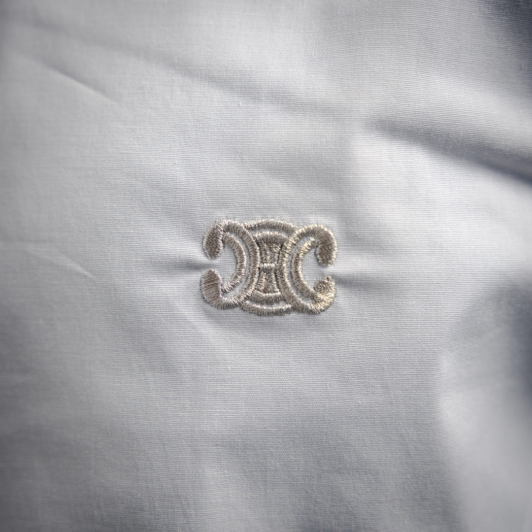 Celin embroidered buttons shirt
