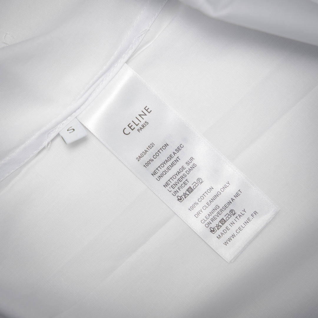 Celin embroidered buttons shirt