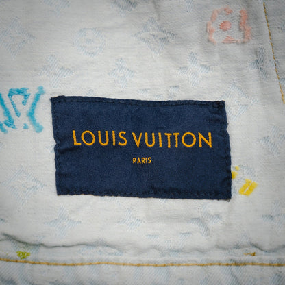 1V x tyle embroidered denim jacket