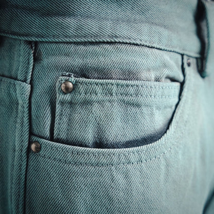 1V 24fw embroidered jeans