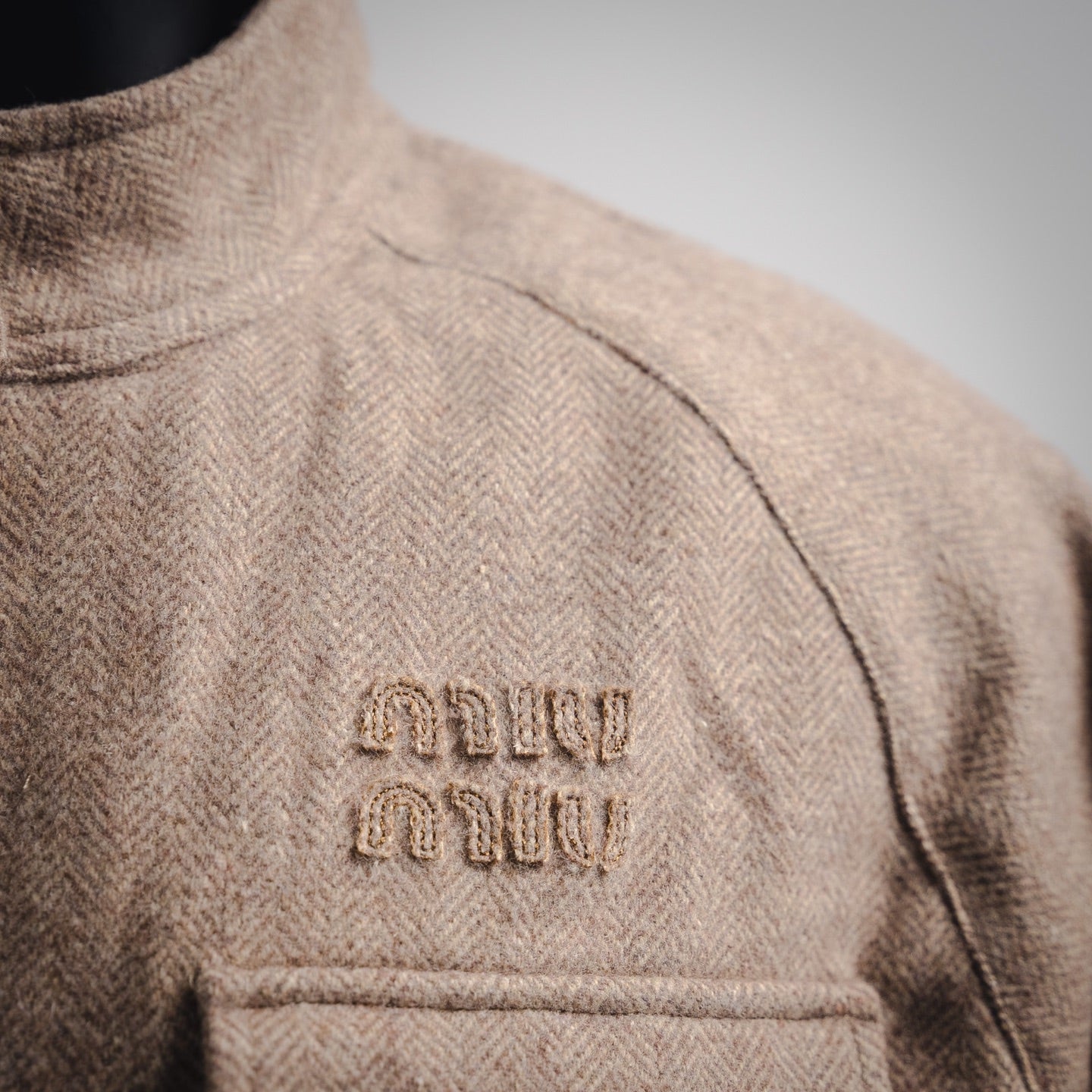 Miu 24fw wool jacket