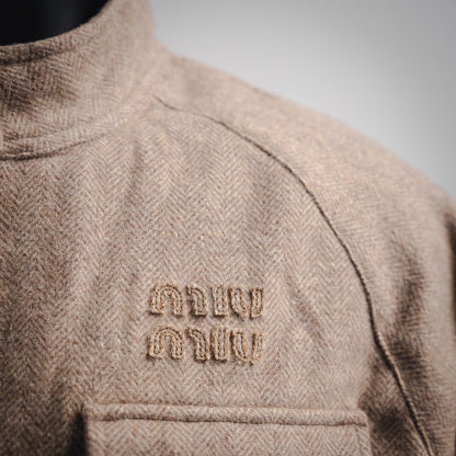 Miu 24fw wool jacket
