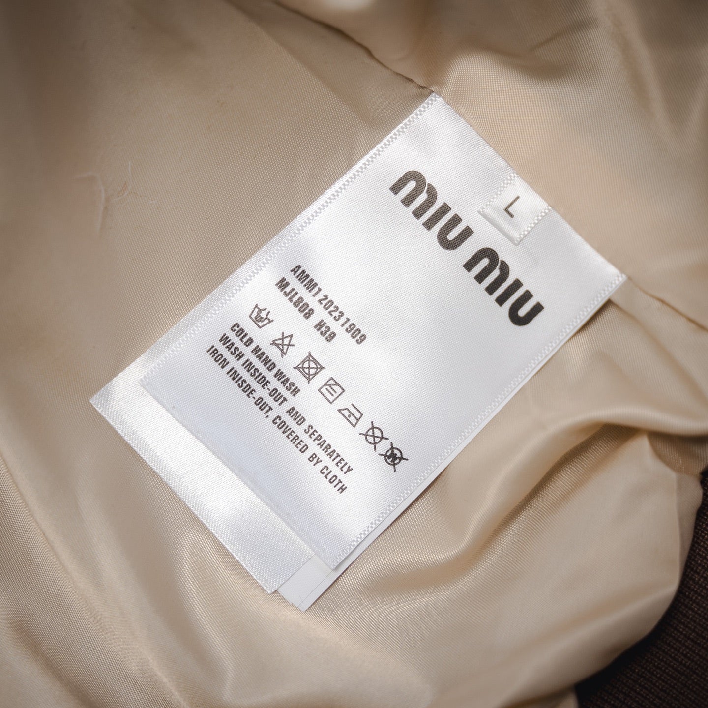 Miu 24fw wool jacket