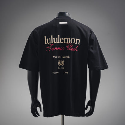 lululem 25ss embroidered t-shirt