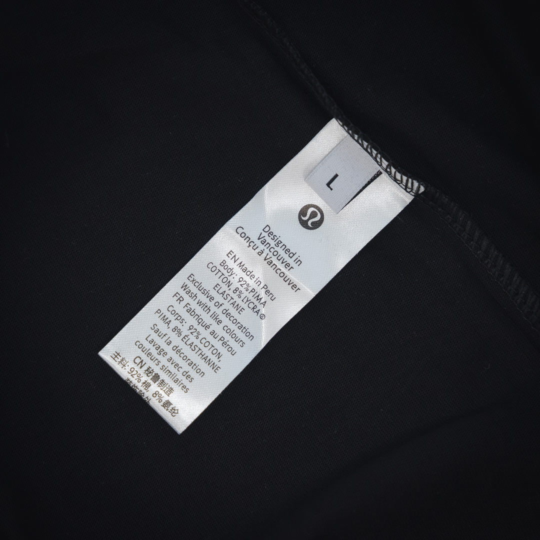 lululem 25ss embroidered t-shirt