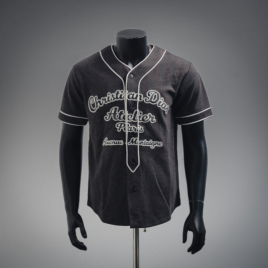 DIO embroidered buttons shirt