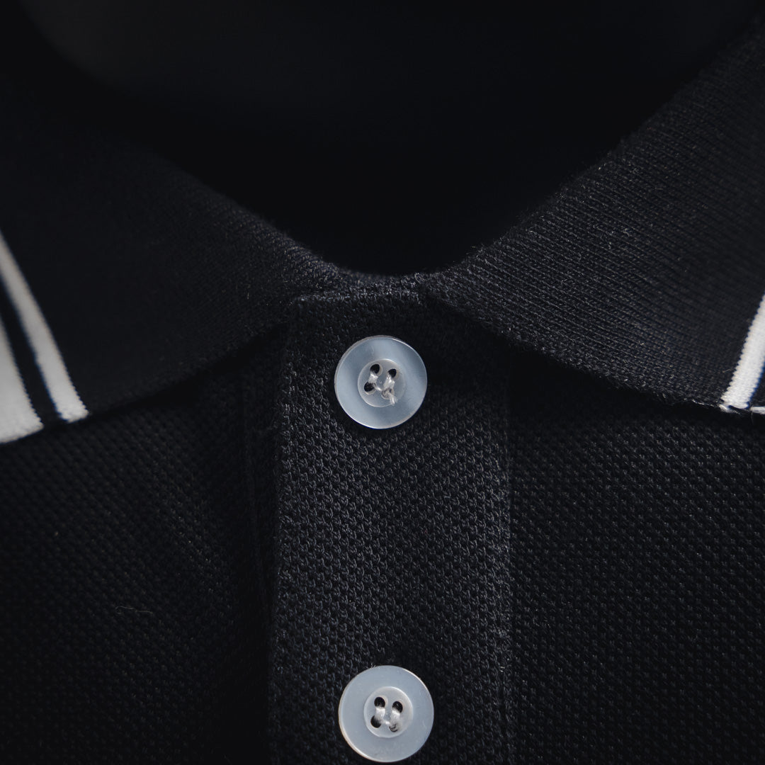 guc 25ss printed polo shirt