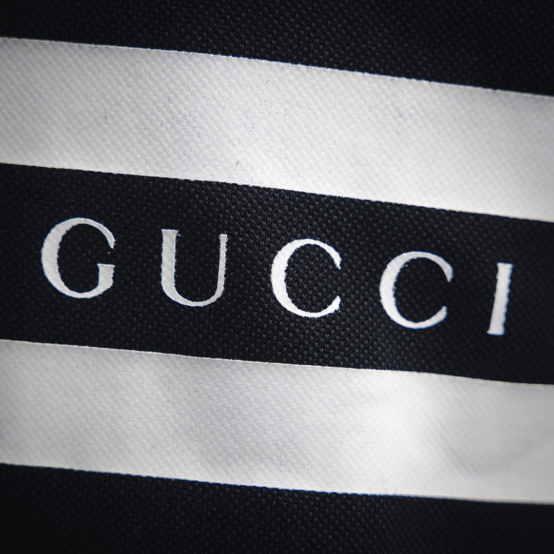 guc 25ss printed polo shirt