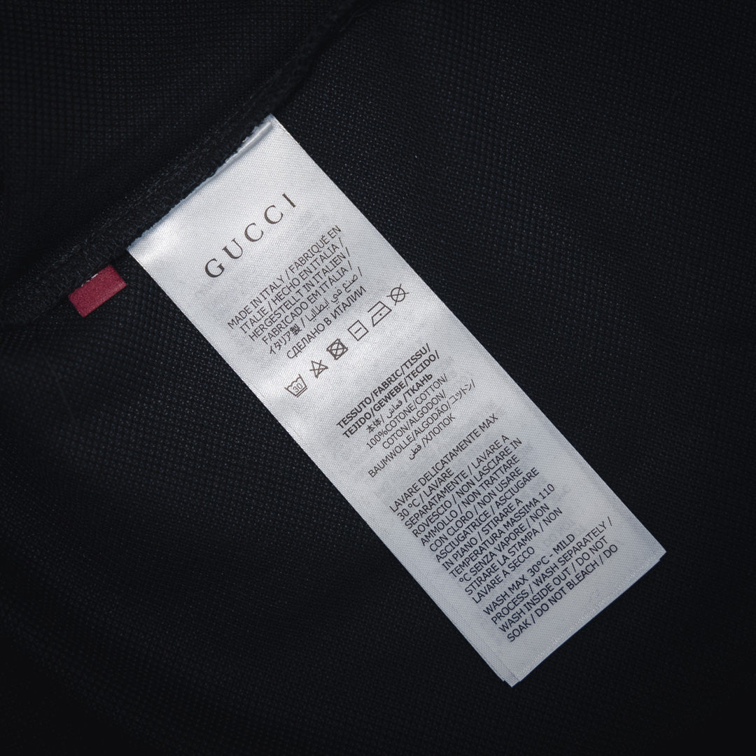 guc 25ss printed polo shirt