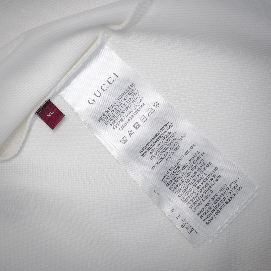 guc 25ss printed polo shirt