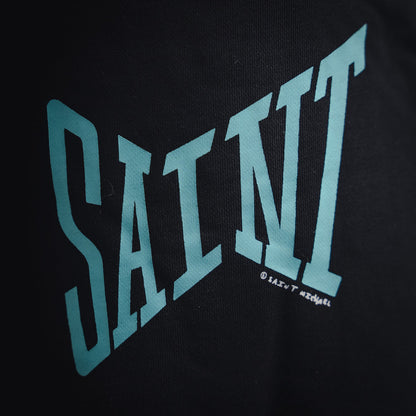 Saint mic printed short