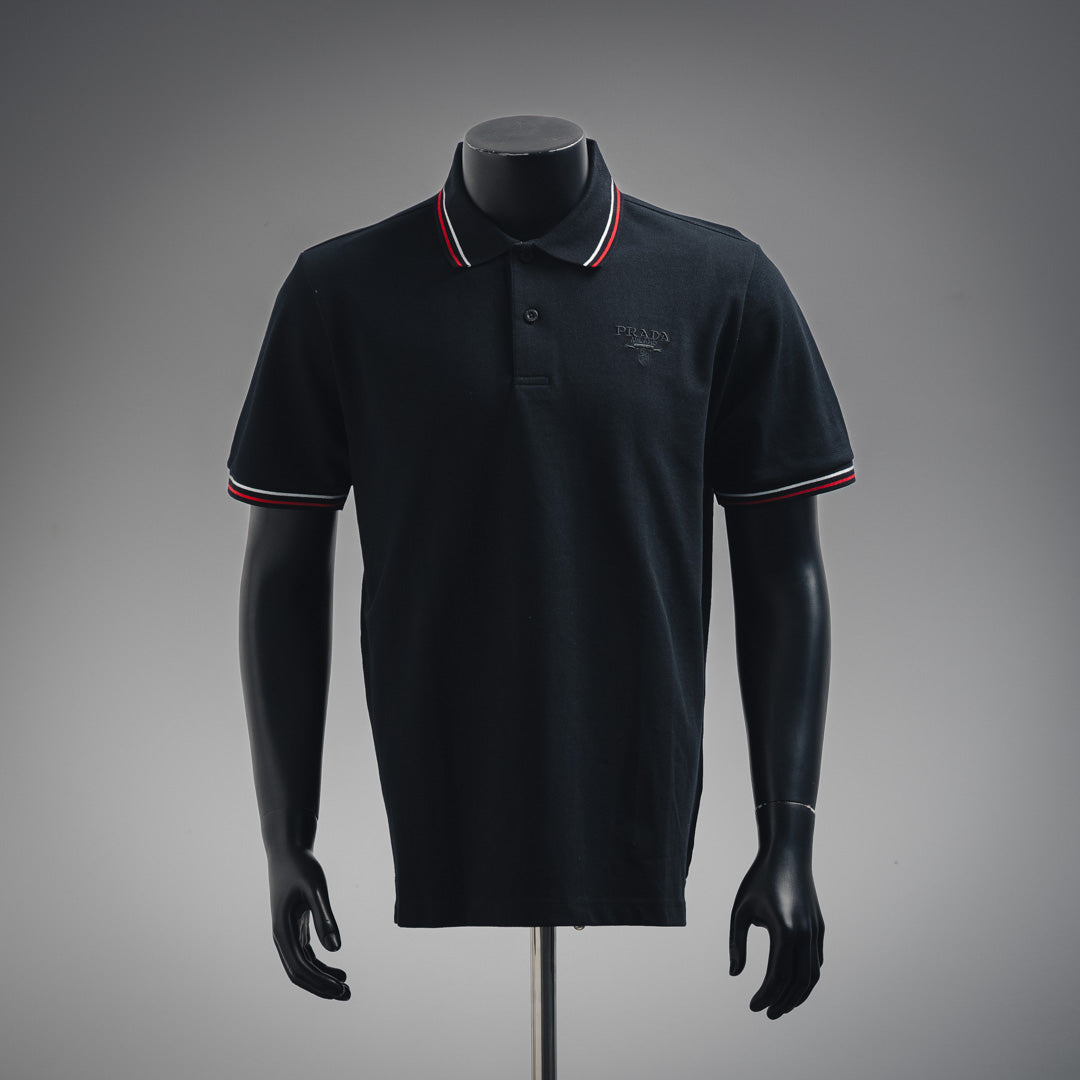 Pra 25ss embroidered polo