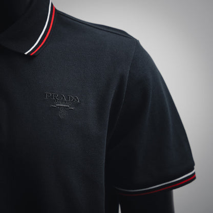 Pra 25ss embroidered polo