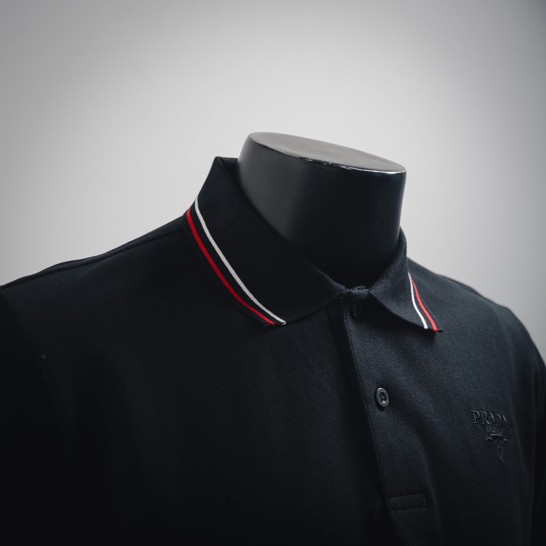 Pra 25ss embroidered polo
