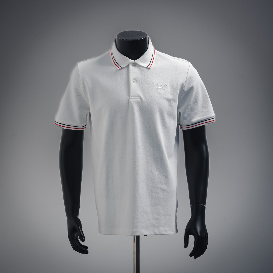 Pra 25ss embroidered polo