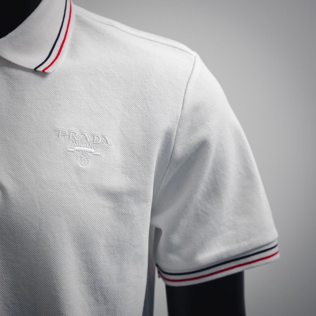 Pra 25ss embroidered polo