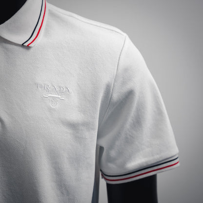Pra 25ss embroidered polo