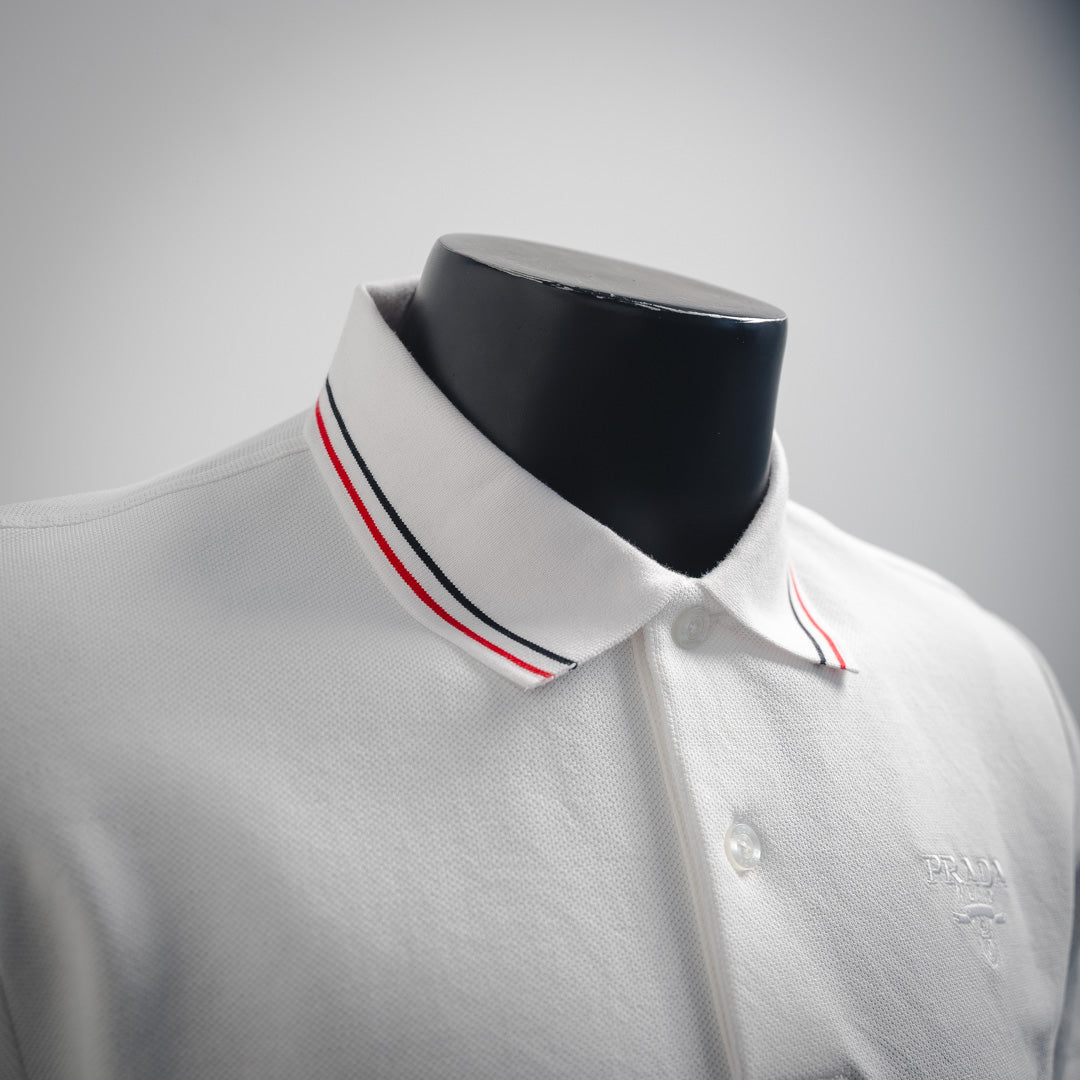 Pra 25ss embroidered polo
