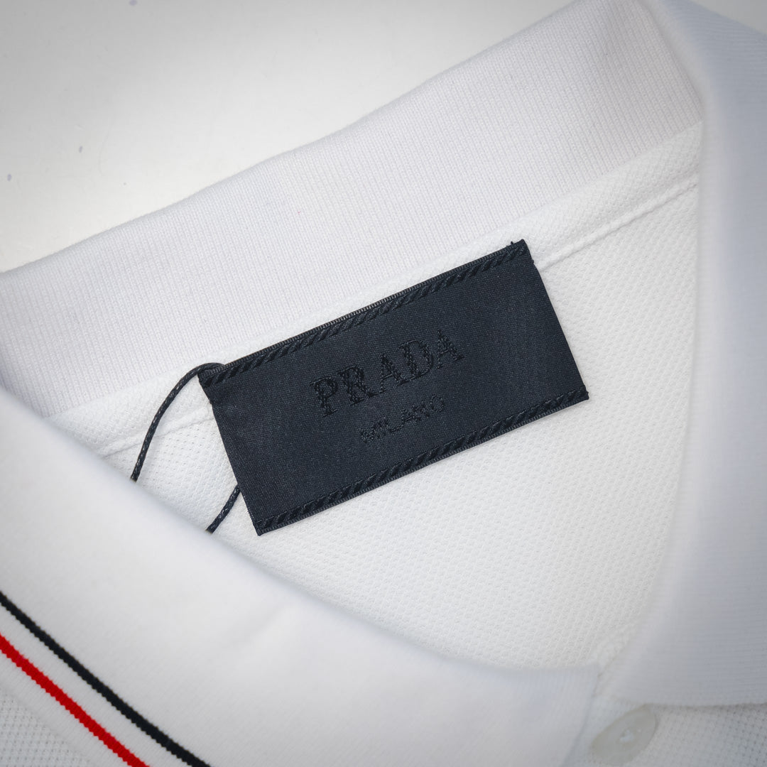 Pra 25ss embroidered polo